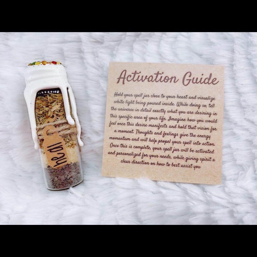 Release & Heal Spell Jar